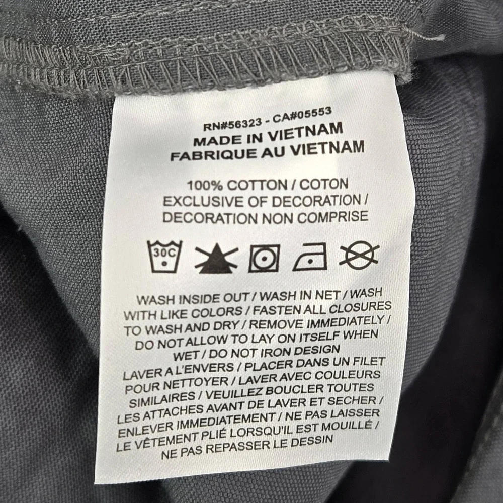 Jordan Men Pants S Gray Jumpman Embroidery Chicago Cargo Logo 29